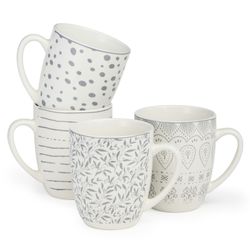 НАБОР КРУЖЕК BRONCO "DREAMS" 4 ШТ. 360 МЛ.