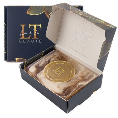 Мыло(+ уп)твердое ручной работы с добавлением эфирных масел ''Тирамису'' La and Te beaute LT-6167(+ уп)