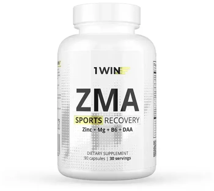 Восстановление после занятий спортом, ZMA, 1Win, 90 капсул
