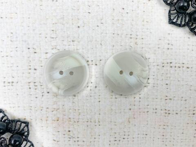 Пуговицы, d 2,5 см, кремовый