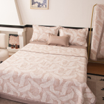 Комплект постельного белья на резинке Сатин Aurora Veil/Вуаль Авроры с Покрывалом AVR002