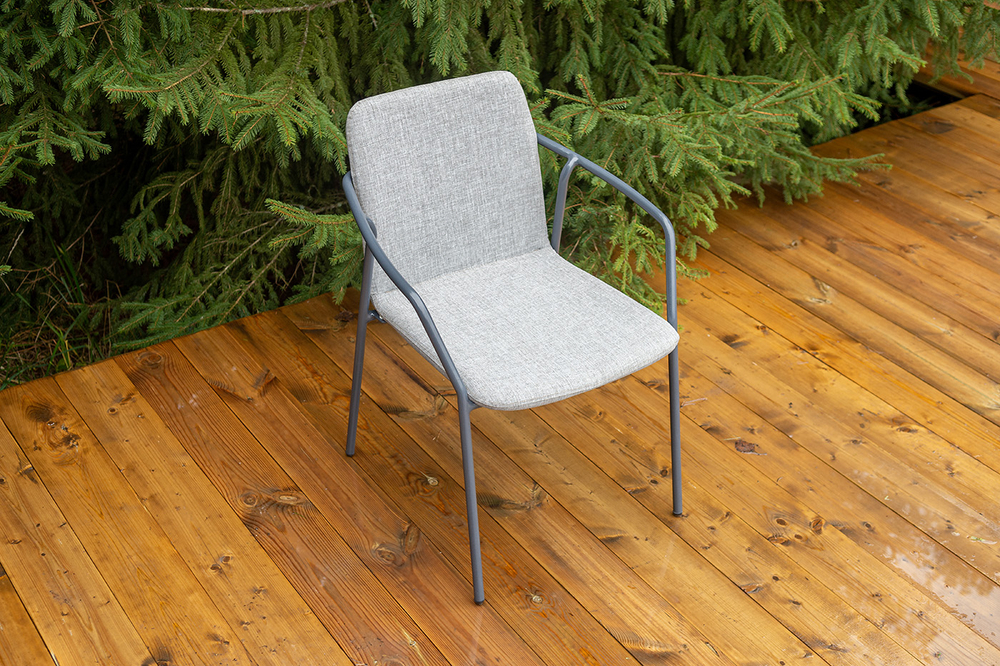 4SIS "Марокко" кофейный комплект из алюминия, цвет темно-серый