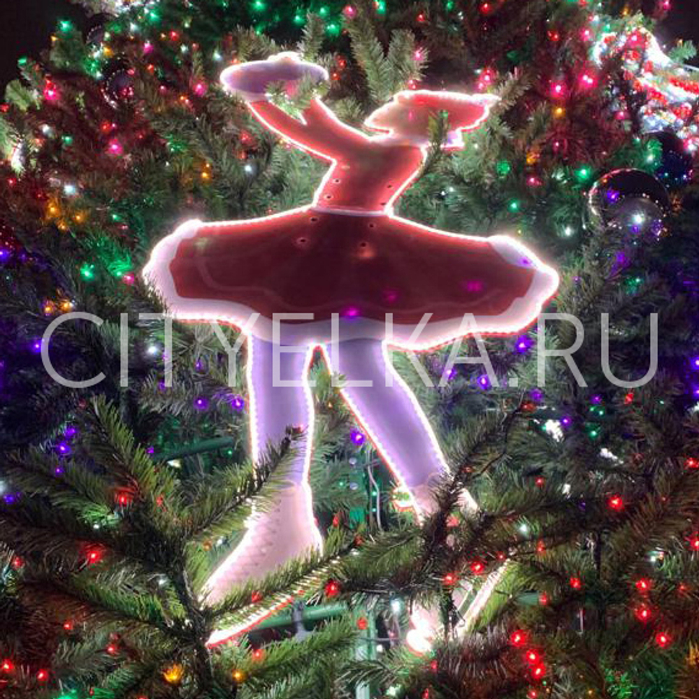 Светодиодная игрушка "Девочка на коньках"