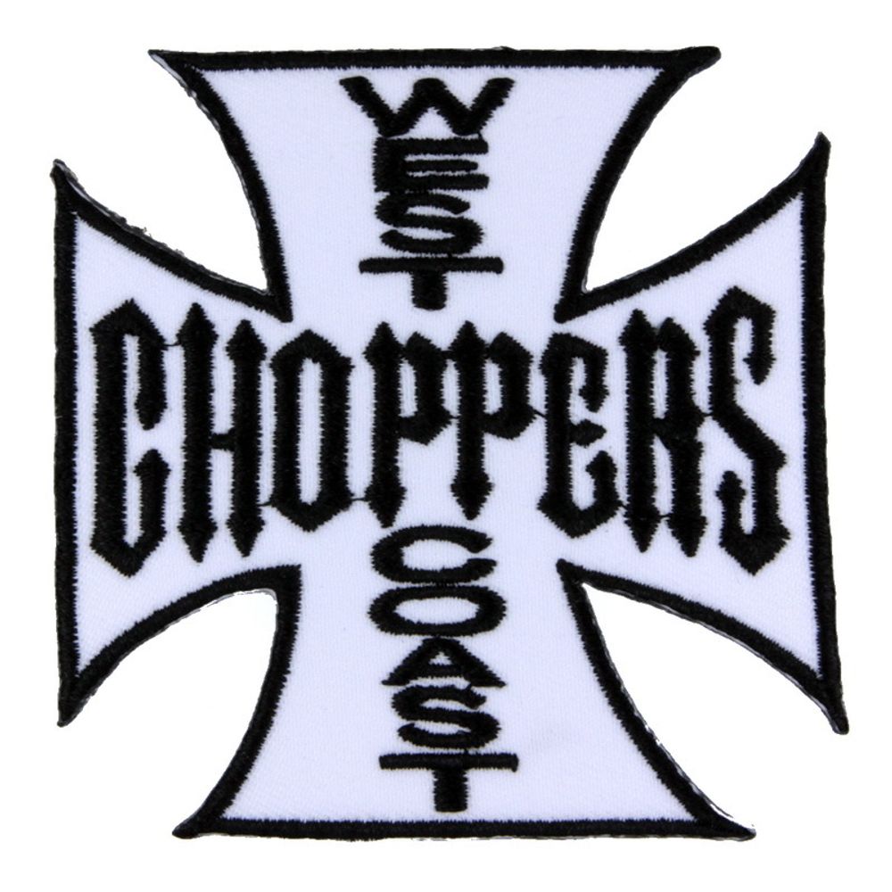 Нашивка West Coast Choppers белая