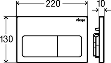 Панель змиву VIEGA Prevista 773724 хром матовий