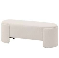 Банкетка Taks 115х41 см, белое букле