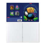 Тетрадь 48л., А5, клетка, Erich Krause "Будь круче!", скрепка, мелованный картон, ламинация