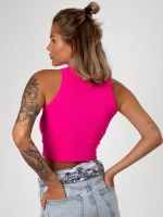 Спортивный кроп топ укороченный под пиджак