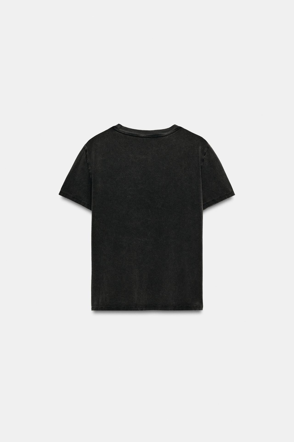 ZARA ФУТБОЛКА С ЭФФЕКТОМ ПОТЕРТОСТИ SEX & THE CITY™, АНТРАЦИТОВО-СЕРЫЙ