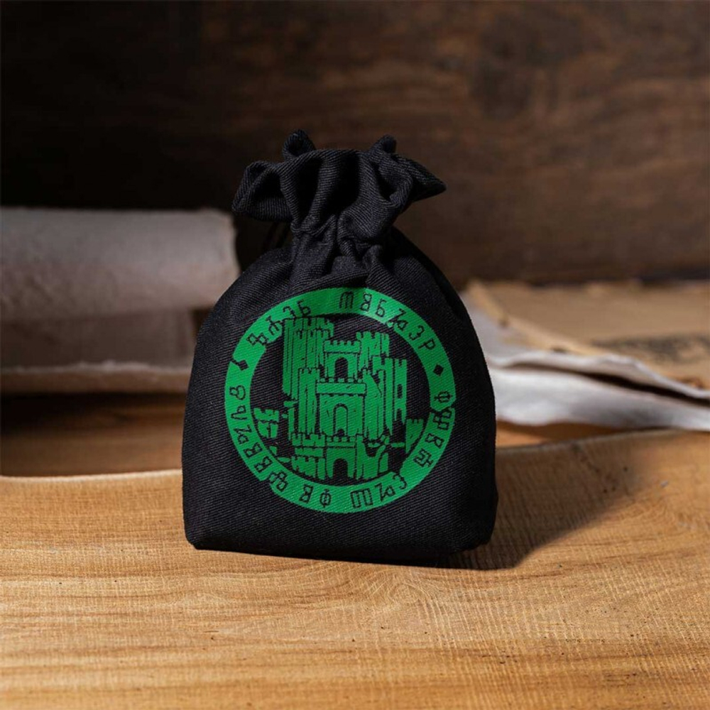Большой мешочек для кубиков для настольных ролевых игр - The Witcher Dice Pouch. Vesemir - Head of Kaer Morhen