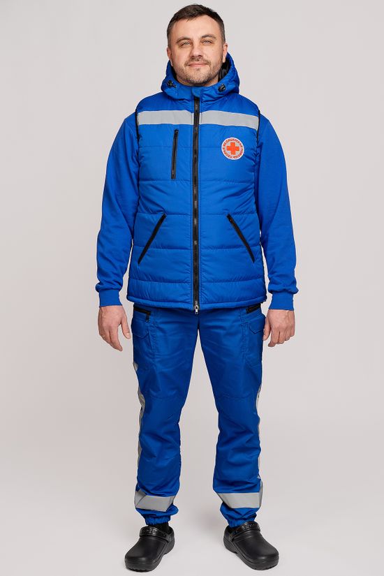 Жилет утепленный с капюшоном  мужской СП MedicLine