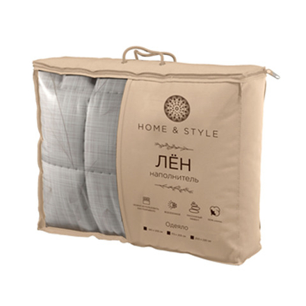 Одеяло легкое с наполнителем из льняного волокна 172*205 см