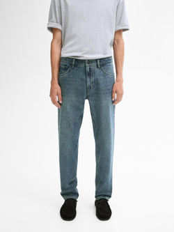 Massimo Dutti Зауженные джинсы из 100% хлопка, индиго