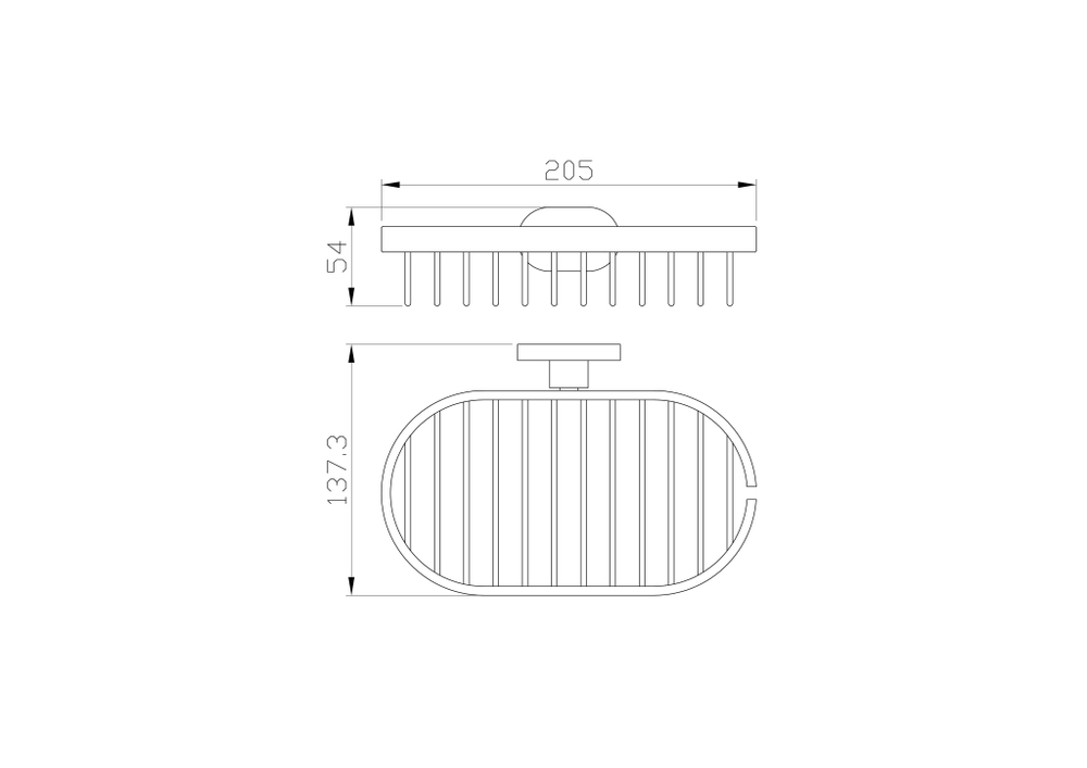 Мыльница с держателем WONZON & WOGHAND FIRST, Хром (WW-8424)