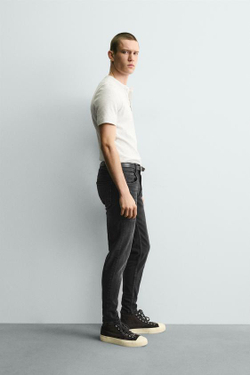 ZARA ДЖИНСЫ SKINNY FIT, ЧЕРНЫЙ