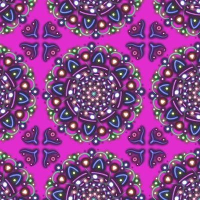 Гипноз (разноцветный на фуксиновом)