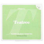 Dermal, Teatree Calming Toner Pad, 120 марлевых салфеток