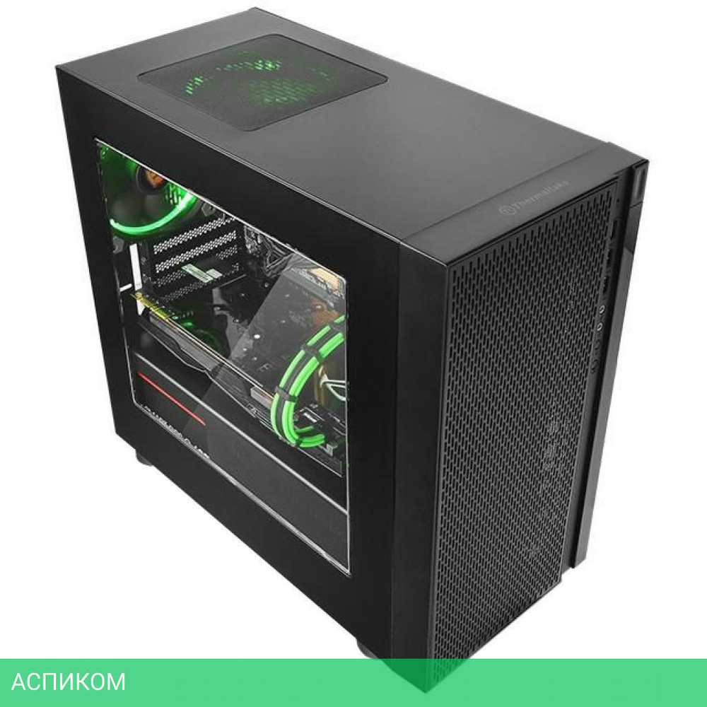 Корпус Thermaltake Versa H18 Window без БП mATX (CA-1J4-00S1WN-00)