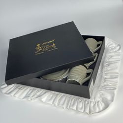 Lenardi 155-003 Кофейный набор 12пр. 120мл в под.уп.(х8)Фарфор