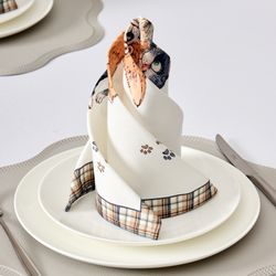 НАБОР САЛФЕТОК ИЗ 2-Х ШТ "ДРУЖБА",40Х40СМ, 100% ХЛОПОК,ТВИЛ, БЕЛЫЙ