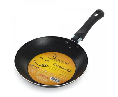 Сковорода штампованная диаметр 18см, для всех плит (кроме индукции) ЭТ-70495 Эстет