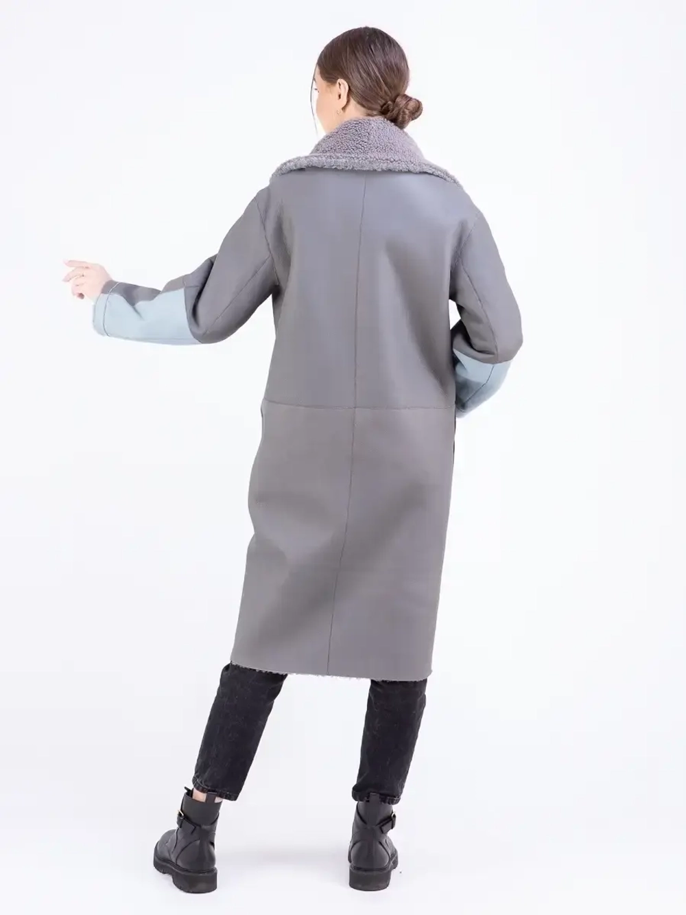 Шуба женская натуральная овчина Турция