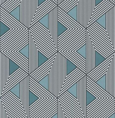 обои голубые в полоску WIL507