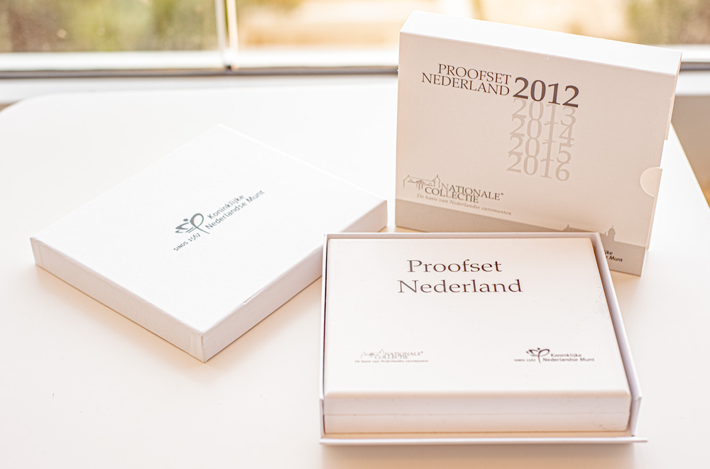 Netherlands 2012 Proof Coin Set with 2 Euro Commemorative Coin "10 Years of the Euro"