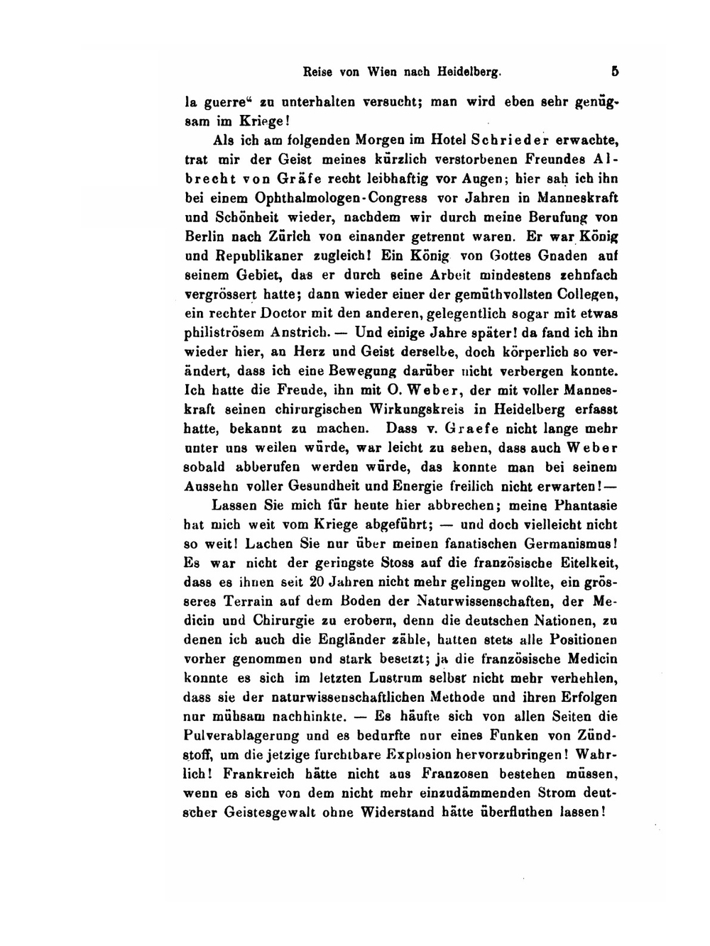 Chirurgische Briefe Aus Den Kriegs-Lazarethen in Weissenburg Und Mannheim 1870 | Th. Billroth