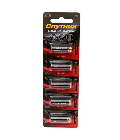 Батарейка A-27 Спутник (5шт/уп) Alkaline