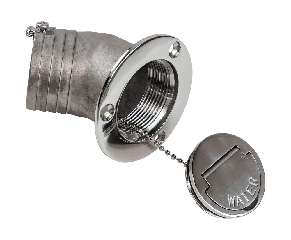 Горловина заливная угловая для воды 50 мм, Marine Rocket