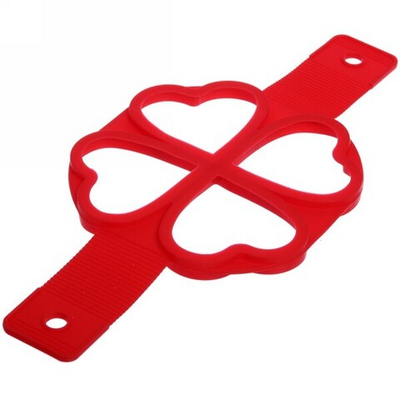 Форма силиконовая для панкейков 4шт сердечки