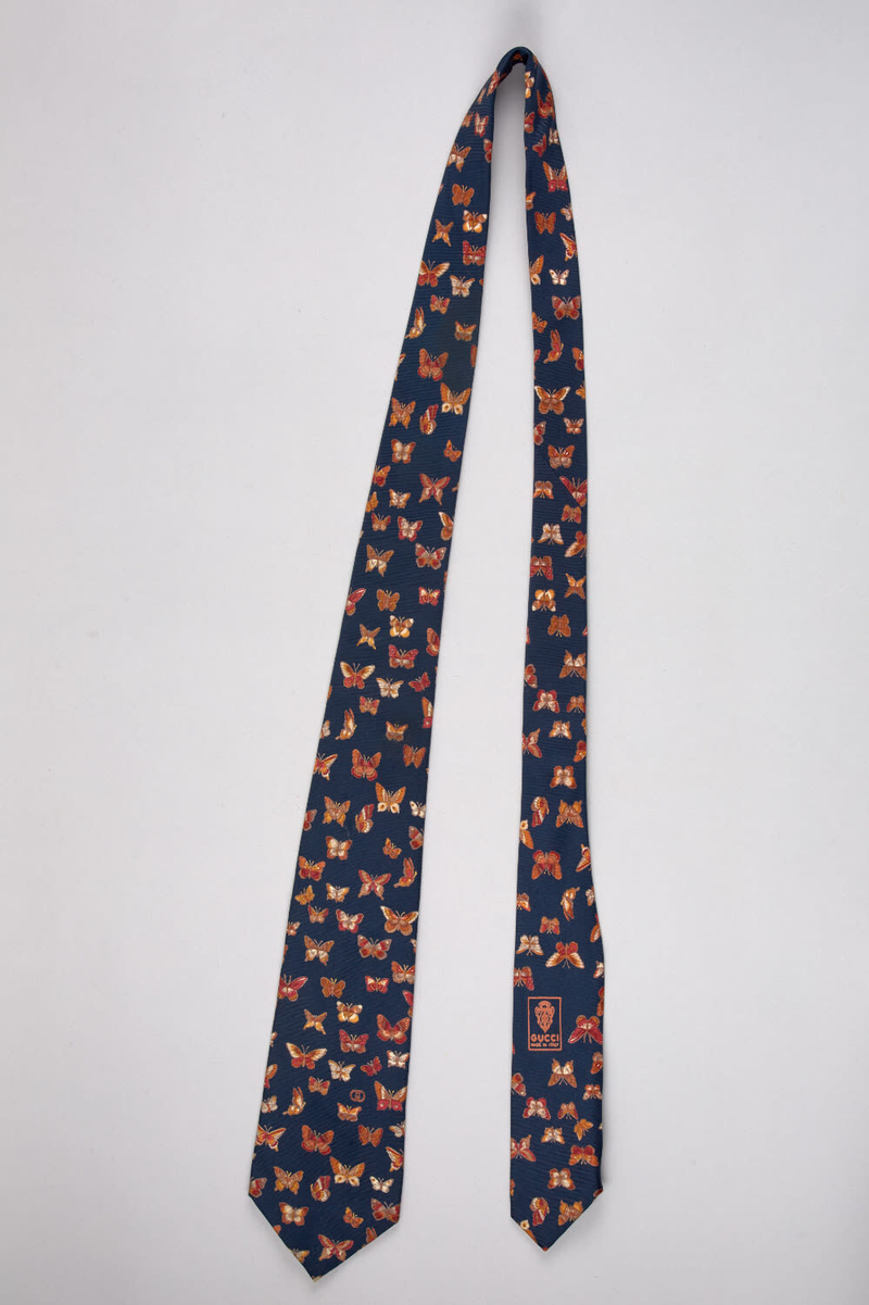 Оригинальный винтажный галстук GUCCI