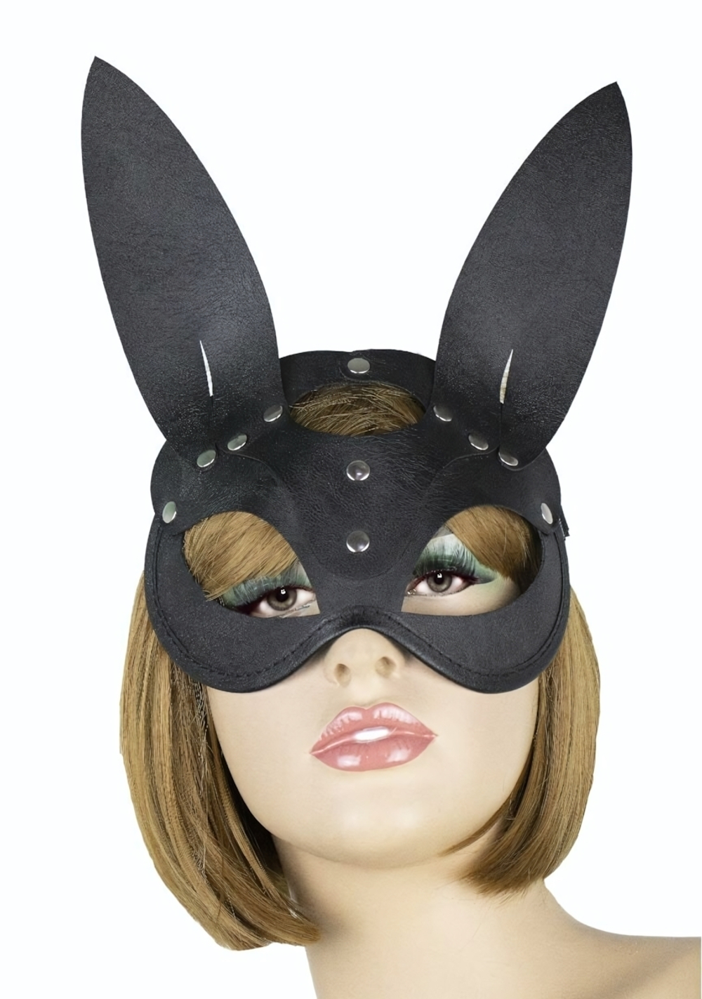 Маска кролика с длинными ушками (Цвет: черный)