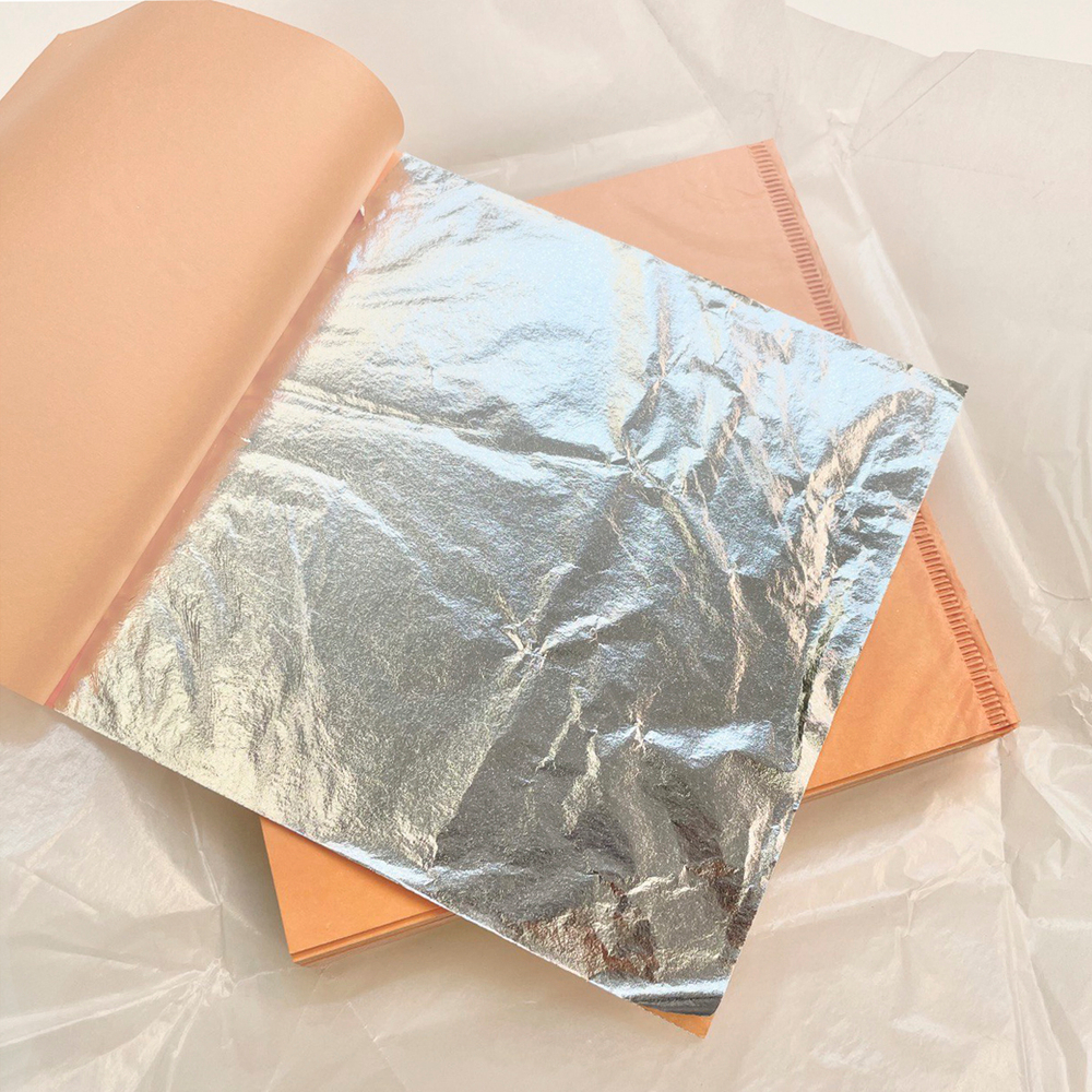 Классическая поталь серебро 14х14 1000 листов