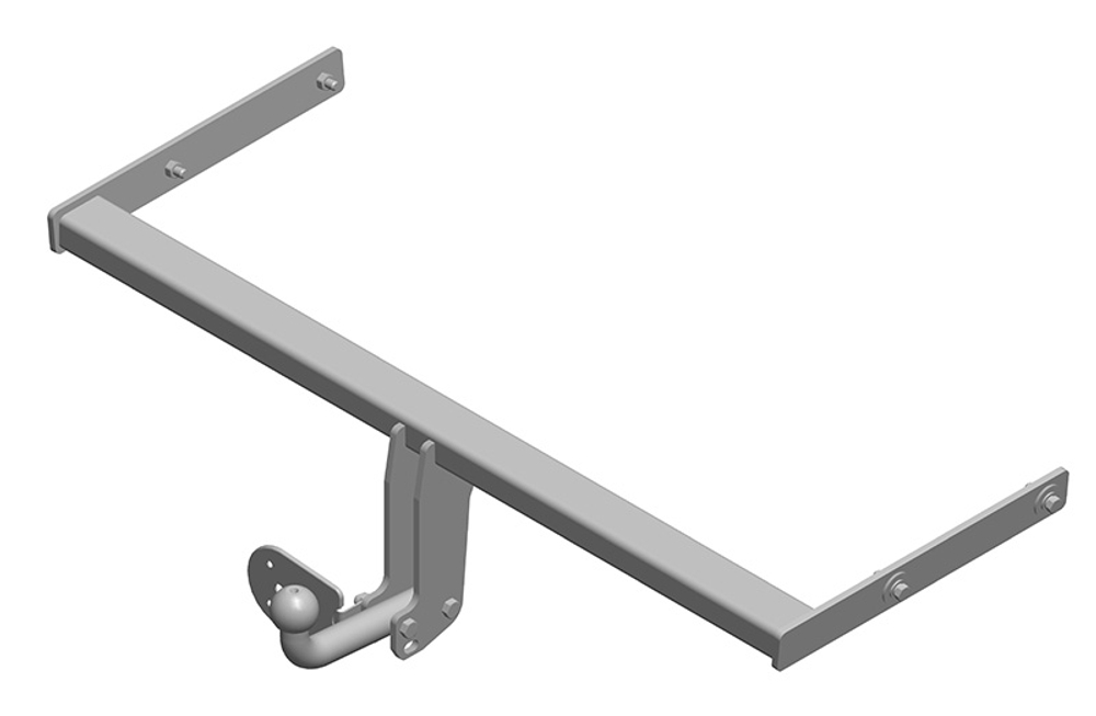 Фаркоп для Skoda Yeti 2009-2018 Тип шара: A. Нагрузки: 1500/75 кг, SK 07