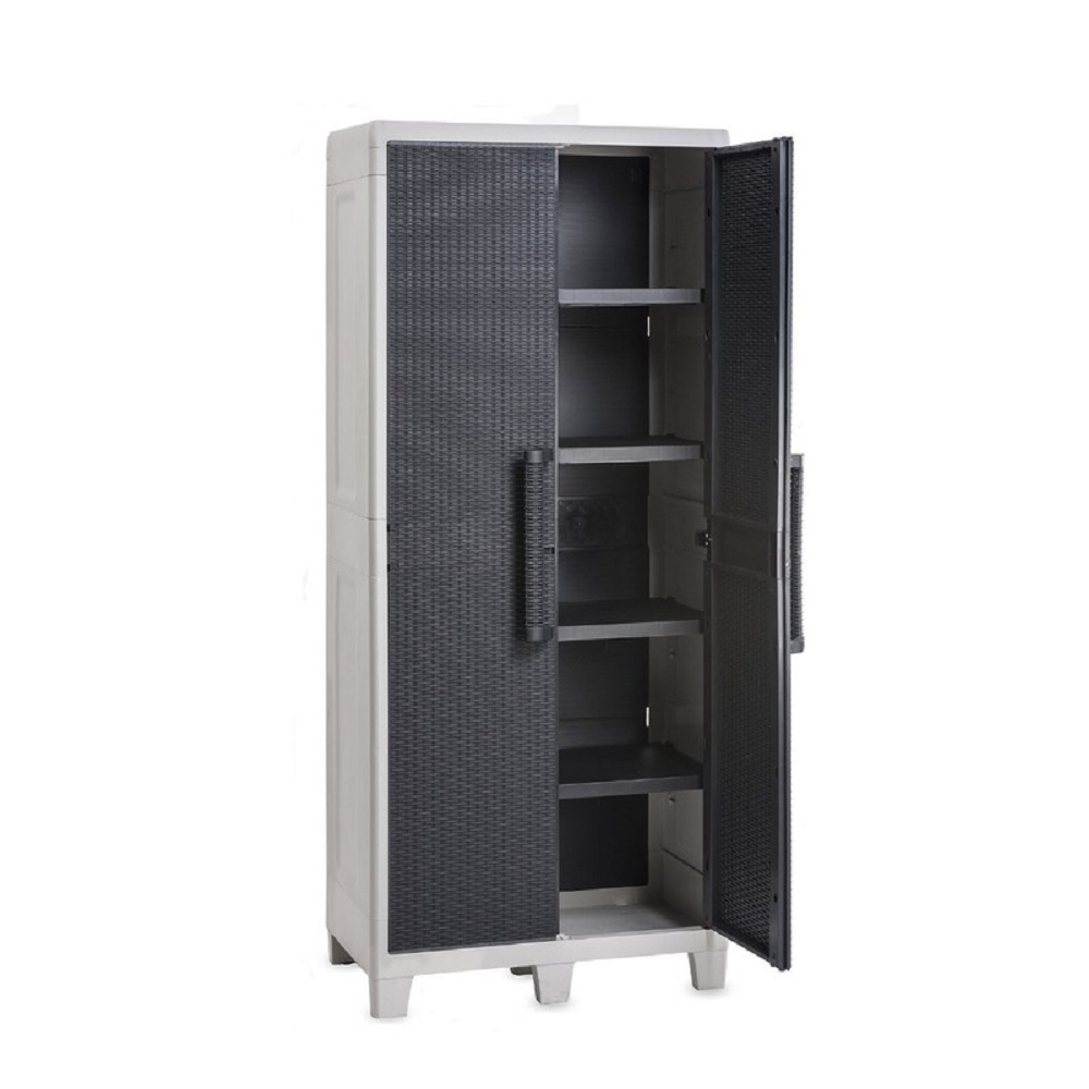 Уличный пластиковый шкаф Toomax Santorini XL Shelves