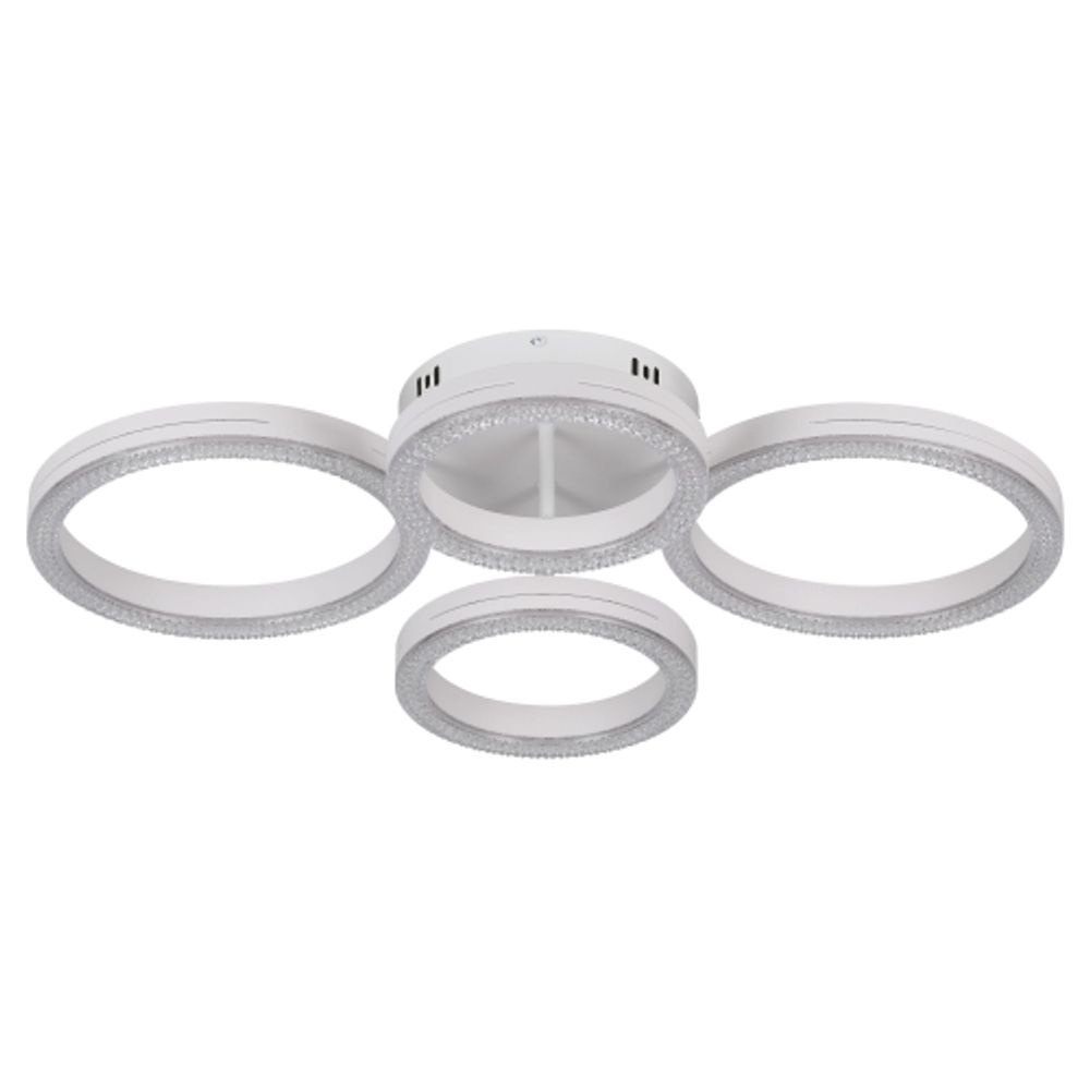 Светильник потолочный светодиодный Rivoli Juniper 6187-702 LED 75 Вт 3000-6000К белый с пультом | Rivoli