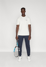 EA7 Emporio Armani TENNIS CLUB - Базовая футболка - сахарный напиток/молоко
