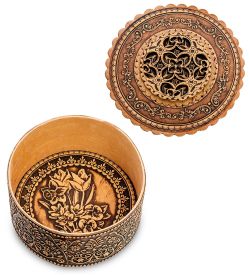 Народные промыслы BST-124 Шкатулка резная (береста)