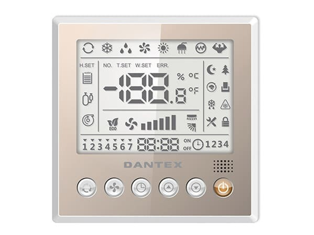 Полупромышленный напольно-потолочный кондиционер Dantex RK-CHTN/RK-HTNE-W RK-18HTNE-W/RK-18CHTN на 53 м²