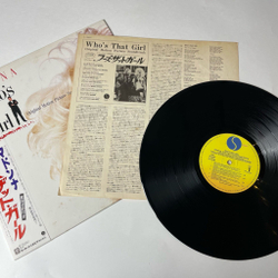 Винтажная виниловая пластинка LP Madonna Who's That Girl Кто Эта Девчонка? (Japan 1987) (Obi)