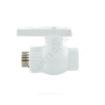 Кран шаровой PP-R белый Дн 25х3/4" Ру25 НР VALFEX 10144225