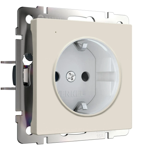 W1171462/ Розетка с подсветкой W (айвори матовый) W1171462