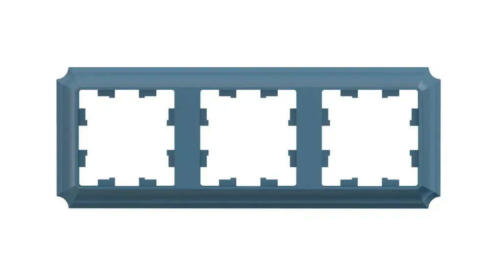 ATLASDESIGN ANTIQUE 3-постовая РАМКА, универсальная, ИЗУМРУД