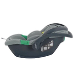 Автолюлька Indigo Minky I-Size с базой 0+ (40-87см) светло-серый