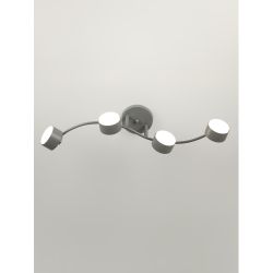 Светильник настенно-потолочный спот Rivoli Vivien 7077-704 4хGX53 15 Вт поворотный | Споты-Подсветки