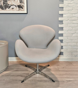 Вращающееся кресло Swan текстиль