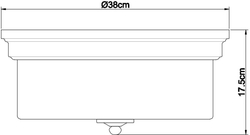 Накладной светильник Arte Lamp A1735PL-3SR