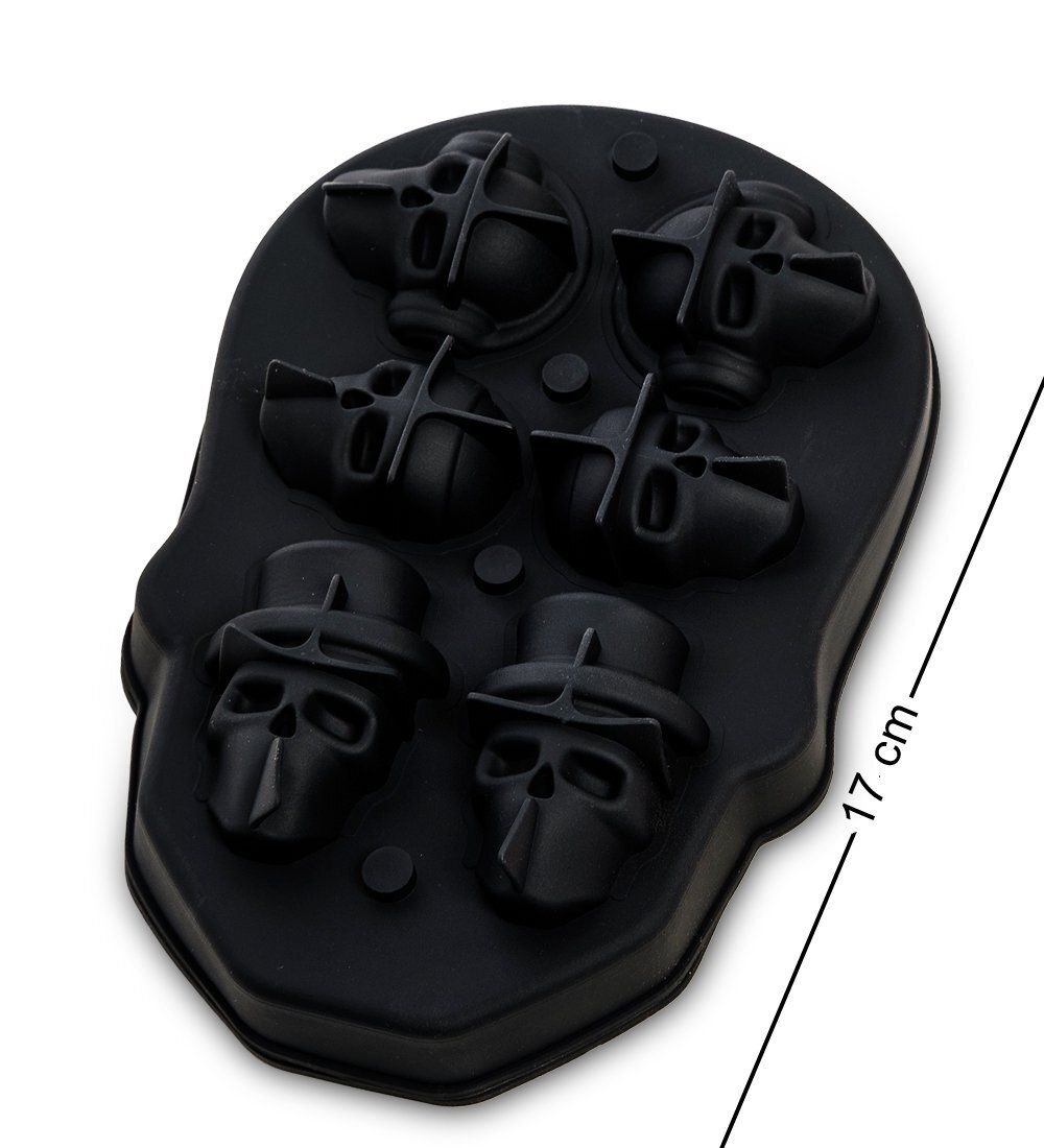 DN-04 Форма для льда «Череп в цилиндре»